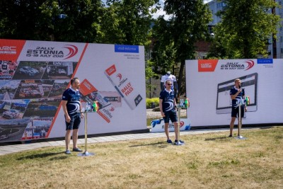 The audience has again access to the service park as well as to the start and finish podium at WRC Rally Estonia